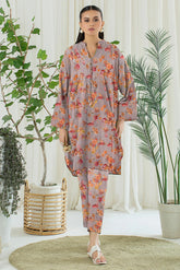 2 Pcs Unstitched Ladies Suit 118